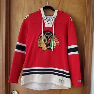 Chicago Blackhawks Old Time Hockey Pullover Women's Hoodie - Size L